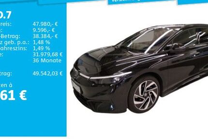 VW ID.7 27.115 km 47.980 € Frankfurt 60326