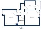 Etagenwohnung Rodgau Nieder-Roden - 2 Zimmer, 48 m&sup2;, 167.000&euro; | Angebot:26080415