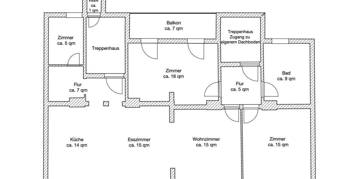 Etagenwohnung Frankfurt am Main West - 4.5 Zimmer, 105 m&sup2;, 680.000&euro; | Angebot:25168527