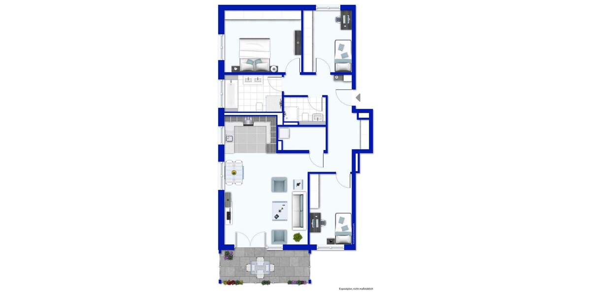 Etagenwohnung Frankfurt Unterliederbach - 4 Zimmer, 112 m&sup2;, 650.000&euro; | Angebot:24700565