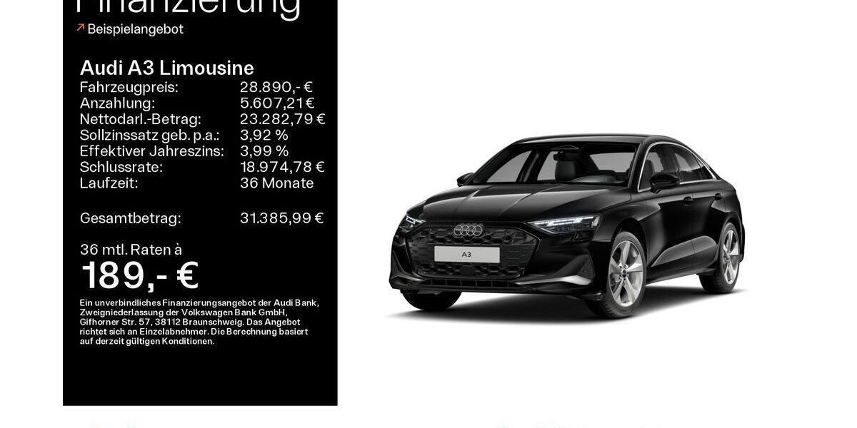Audi A3 25.804 km 28.280 &euro; Oberursel 61440