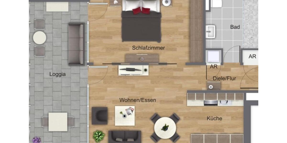 2 ZKB Traumwohnung im Park der Villa Mumm zu verkaufen 2 zimmer