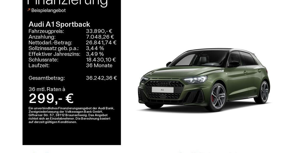 Audi A1 8.611 km 33.890 &euro; Hofheim 65719