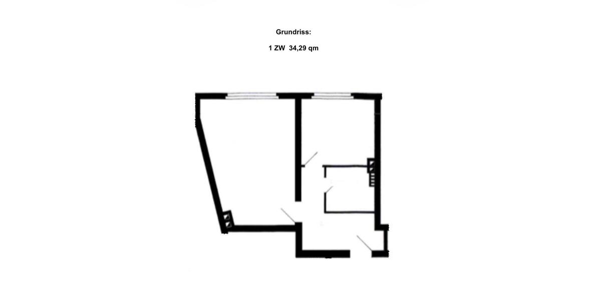 Etagenwohnung Frankfurt am Main Nordend West - 1 Zimmer, 34 m&sup2;, 269.000&euro; | Angebot:26404868