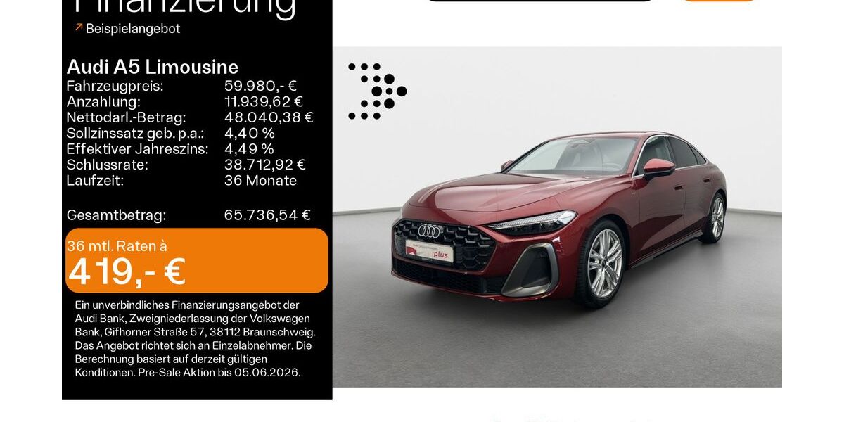 Audi A5 9.183 km 58.480 &euro; Bad Nauheim 61231