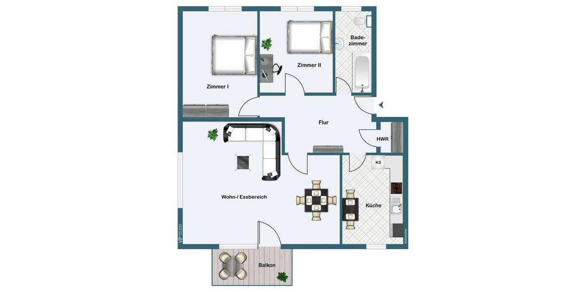 Etagenwohnung Frankfurt am Main Niederursel - 3 Zimmer, 91 m&sup2;, 380.000&euro; | Angebot:25996038