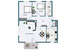 Etagenwohnung Frankfurt am Main Niederursel - 3 Zimmer, 91 m&sup2;, 380.000&euro; | Angebot:25996038