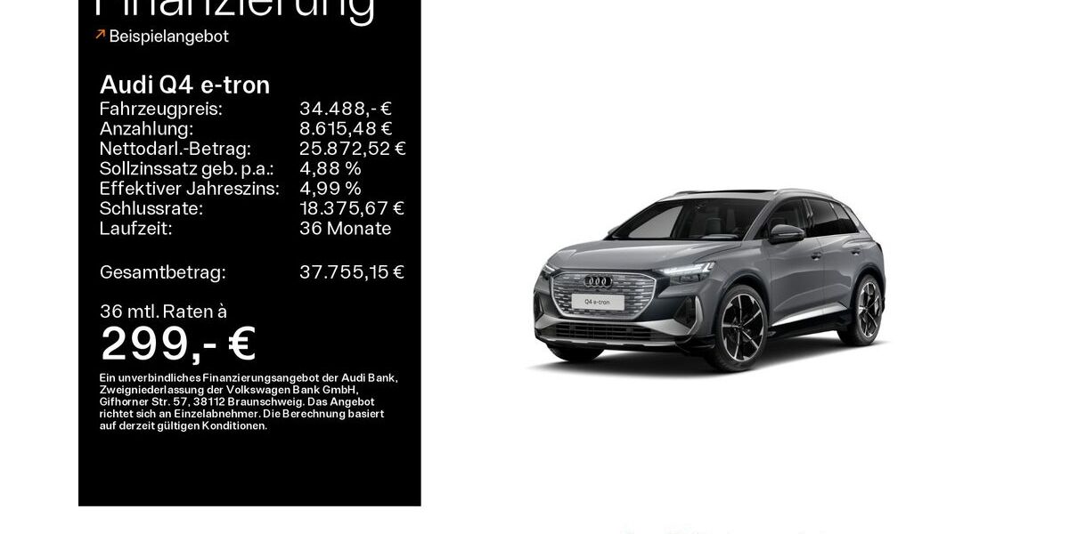 Audi Q4 e-tron 67.600 km 33.488 &euro; Mühlheim 63165