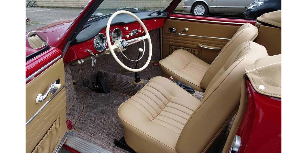 VW Karmann Ghia Cabrio vollständig restauriert 1.200 km 56.990 &euro; Rodgau 63110