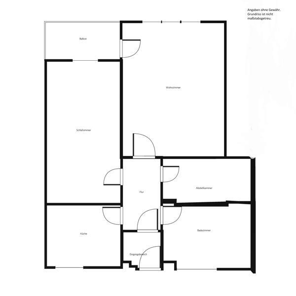 Miet mich - individuelle 2-Zimmer-Wohnung mit Balkon zimmer