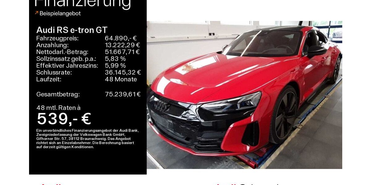Audi RS e-tron GT 69.638 km 60.890 &euro; Oberursel 61440