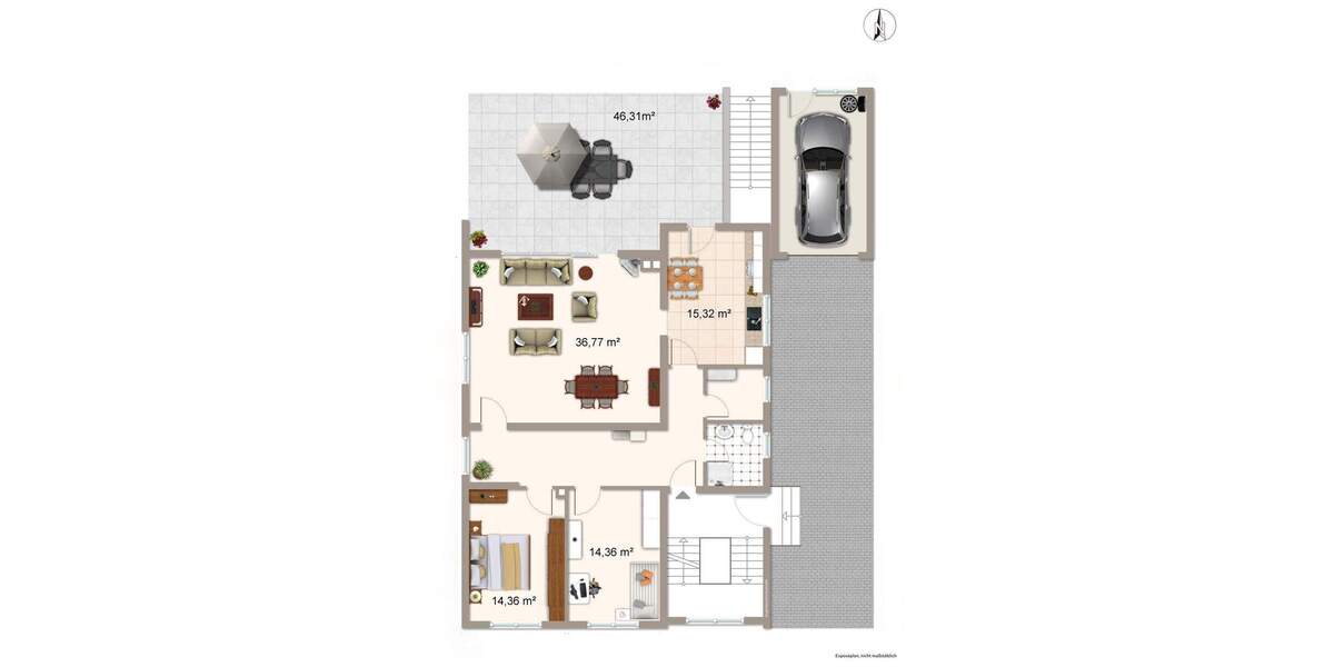 Etagenwohnung Rüsselsheim am Main Rüsselsheim - 3 Zimmer, 112 m&sup2;, 1.300&euro; | Angebot:25703564