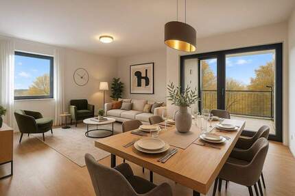 Hofheim-Marxheim: Bezugsfertige 4-Zimmer-Wohnung mit Westbalkon und Tiefgaragenstellplatz 4 zimmer