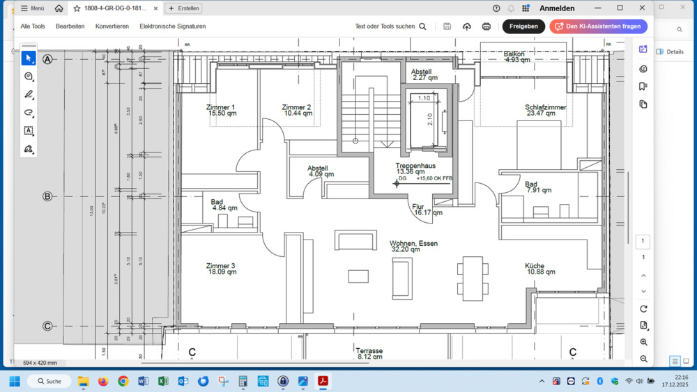Etagenwohnung Offenbach am Main Hafen - 4 Zimmer, 154 m&sup2;, 2.695&euro; | Angebot:25737452