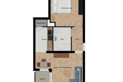 Wohnung Bad Vilbel - 2 Zimmer, 48 m&sup2;, 280.000&euro; | Angebot:23271690