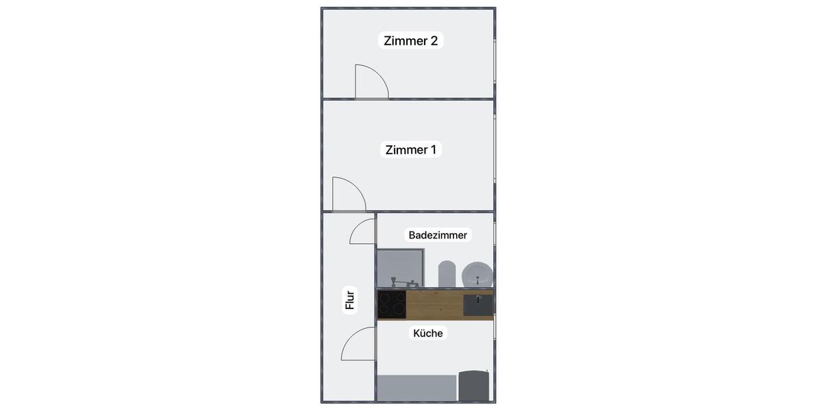 Etagenwohnung Dieburg - 2 Zimmer, 47 m&sup2;, 150.000&euro; | Angebot:25909058