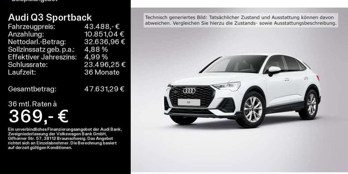 Audi Q3 48.150 km 43.488 &euro; Mühlheim a. Main 63165
