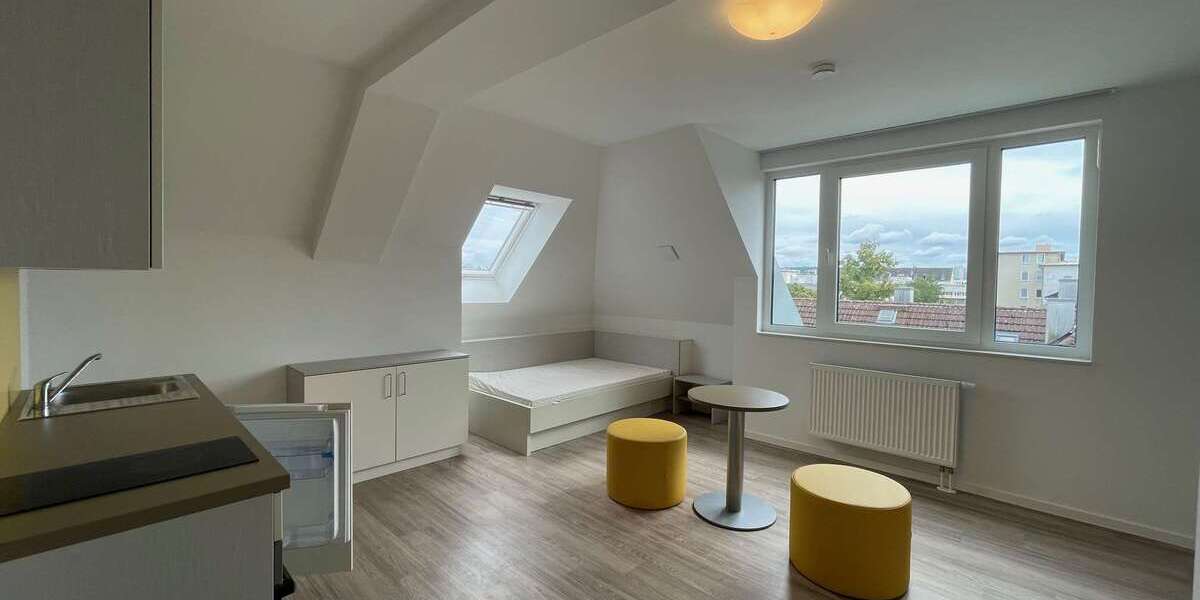 Etagenwohnung Darmstadt Darmstadt-Nord - 1 Zimmer, 30 m&sup2;, 656&euro; | Angebot:24550067