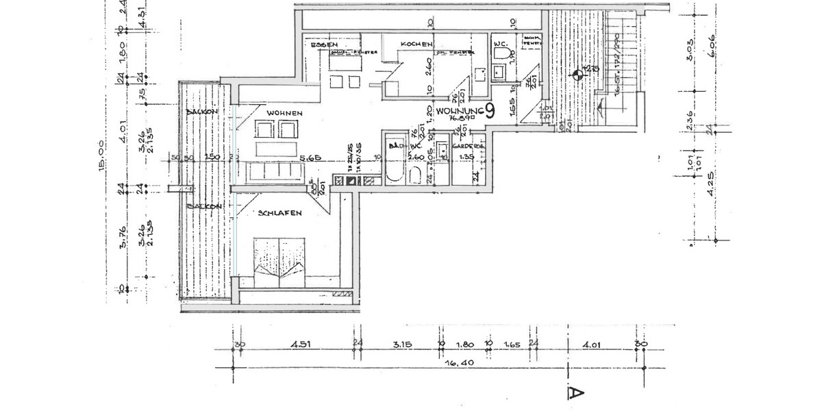 Dachgeschoßwohnung Schmitten im Taunus - 3 Zimmer, 77 m&sup2;, 120.000&euro; | Angebot:25894303