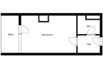 F-Sachsenhausen: Spektakulärer Weitblick! Schönes 1-Zimmer-Appartment in sehr guter Lage! - Etagenwohnung Frankfurt am Main Sachsenhausen Süd | Angebot:26560653