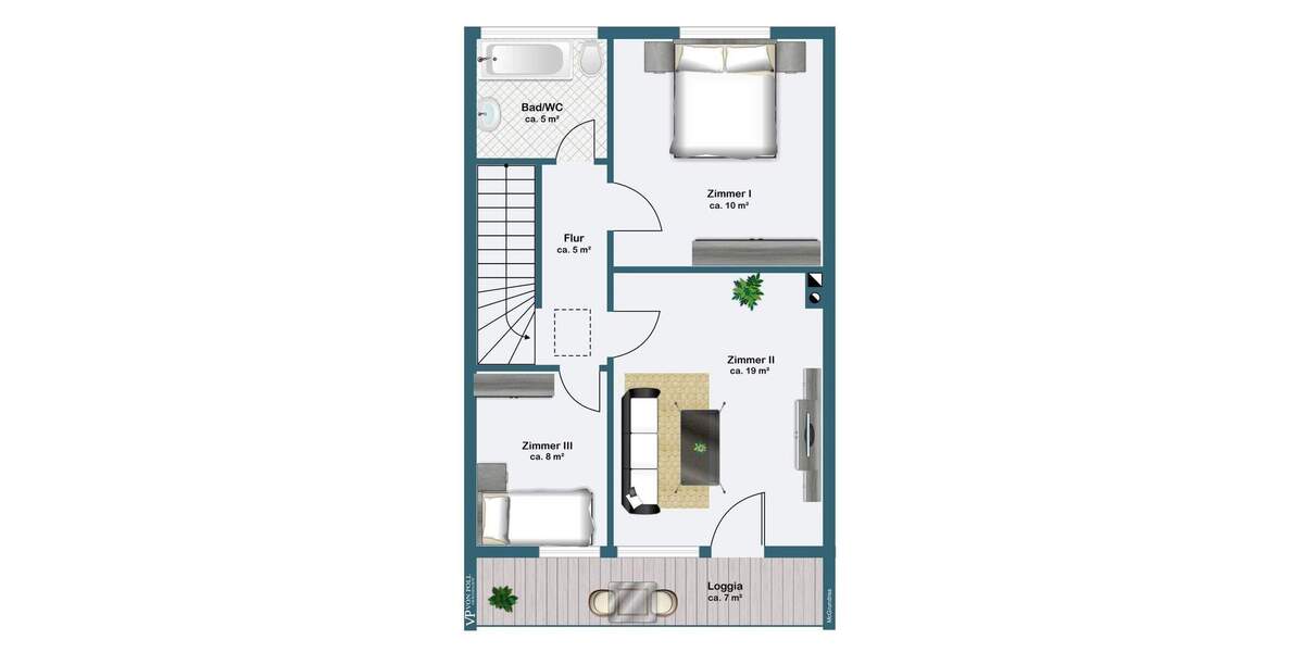 Reihenmittelhaus Frankfurt am Main Eckenheim - 6 Zimmer, 137 m&sup2;, 620.000&euro; | Angebot:24989665