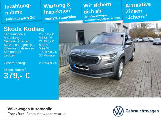 Skoda Kodiaq 77.566 km 25.850 &euro; Frankfurt 60326