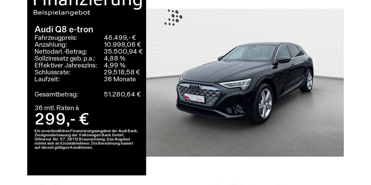 Audi Q8 e-tron 12.950 km 46.499 &euro; Hanau 63452
