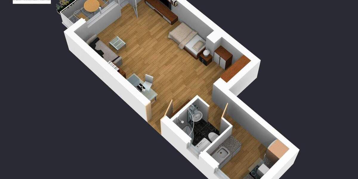 TOP Ausstattung, komplette EBK, PARKETT, schönes tgl.Bad 1 zimmer