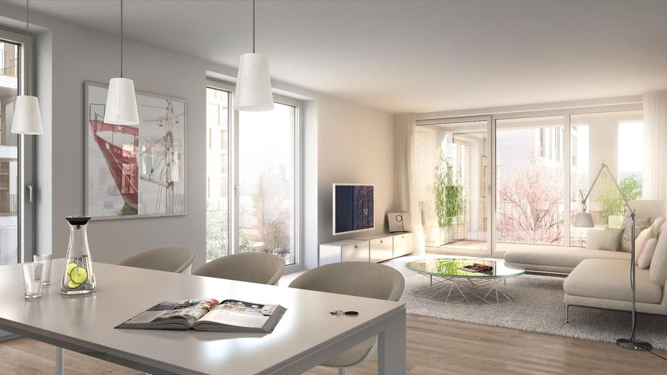 Etagenwohnung Offenbach am Main Hafen - 3 Zimmer, 101 m&sup2;, 695.000&euro; | Angebot:27157508
