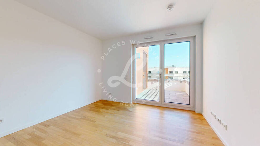 Neubau Erstbezug: Geschmackvolle 1-Zimmer-Wohnung mit Einbauküche & Dachterrasse