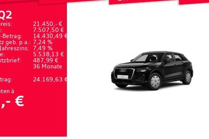 Audi Q2 39.474 km 21.450 &euro; Frankfurt am Main 60314
