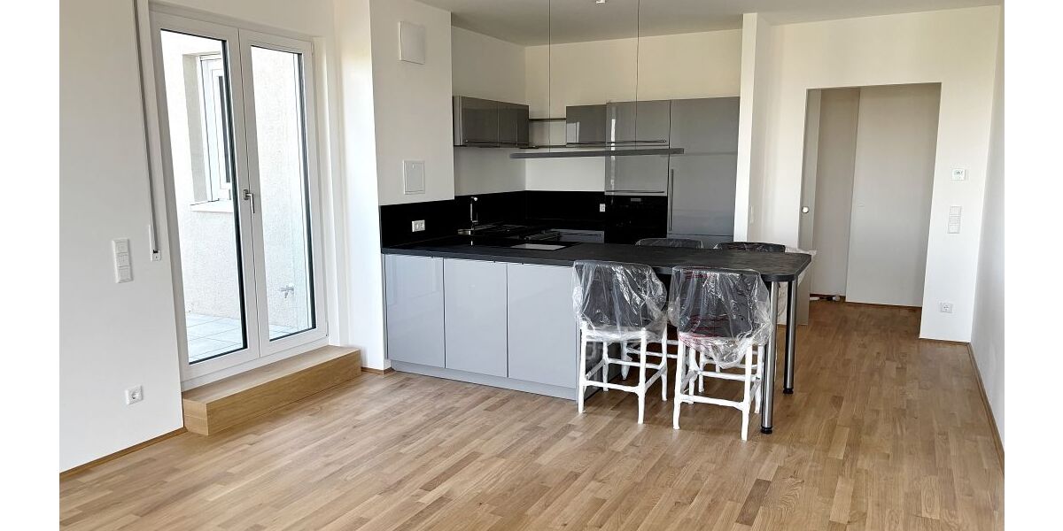 Helligkeit & Eichenholz: Barrierefreie 3-Zimmer-Wohnung mit West-Dachterrasse & Fernblick. - 3- Darmstadt Darmstadt/Vororte | Angebot:26221652
