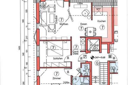 Wohnung Rodgau - 3 Zimmer, 85 m&sup2;, 1.200&euro; | Angebot:25821360