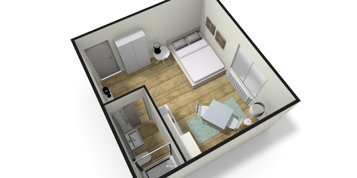 Etagenwohnung Frankfurt Innenstadt 3 - 1 Zimmer, 25 m&sup2;, 699&euro; | Angebot:26549578