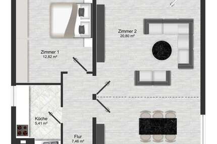 Wohnung Frankfurt am Main Bockenheim - 3 Zimmer, 68 m&sup2;, 493.000&euro; | Angebot:27033764