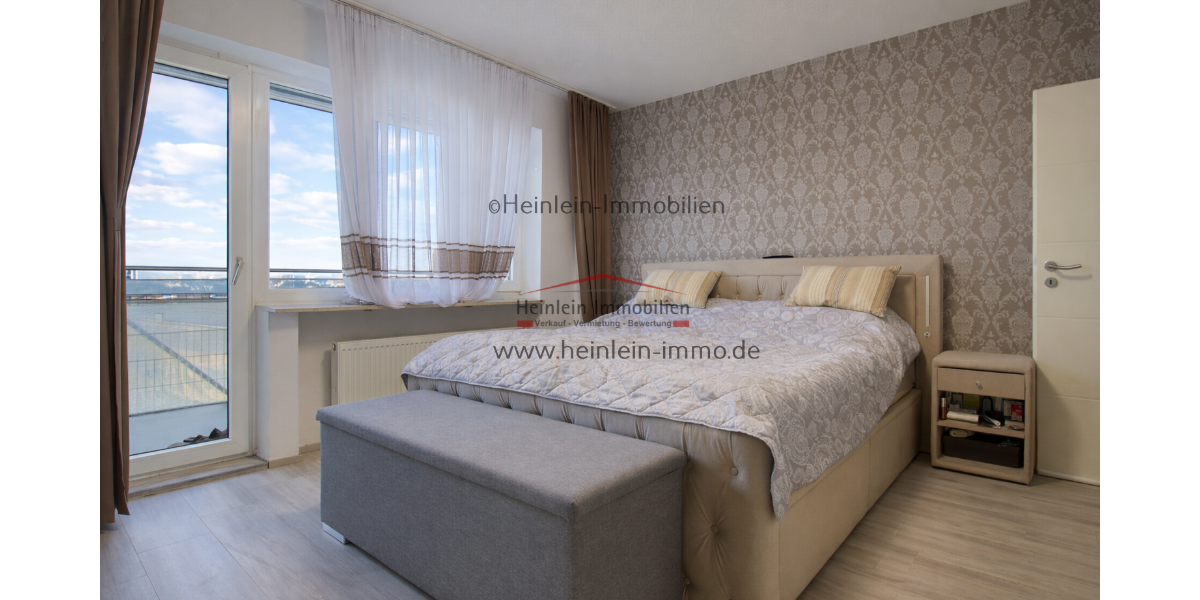 3 ZKBB* Fernsicht* 2xBalkon Süd & Ost* frei nach Vereinb.* Aufzug* Fernsicht* 2xStellplatz* Offenbach - Etagenwohnung Offenbach Hafen | Angebot:26882919