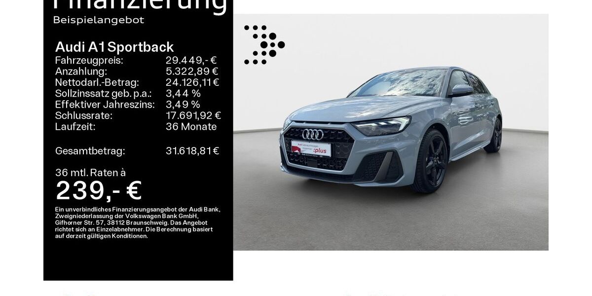 Audi A1 8.700 km 28.799 &euro; Hanau 63452