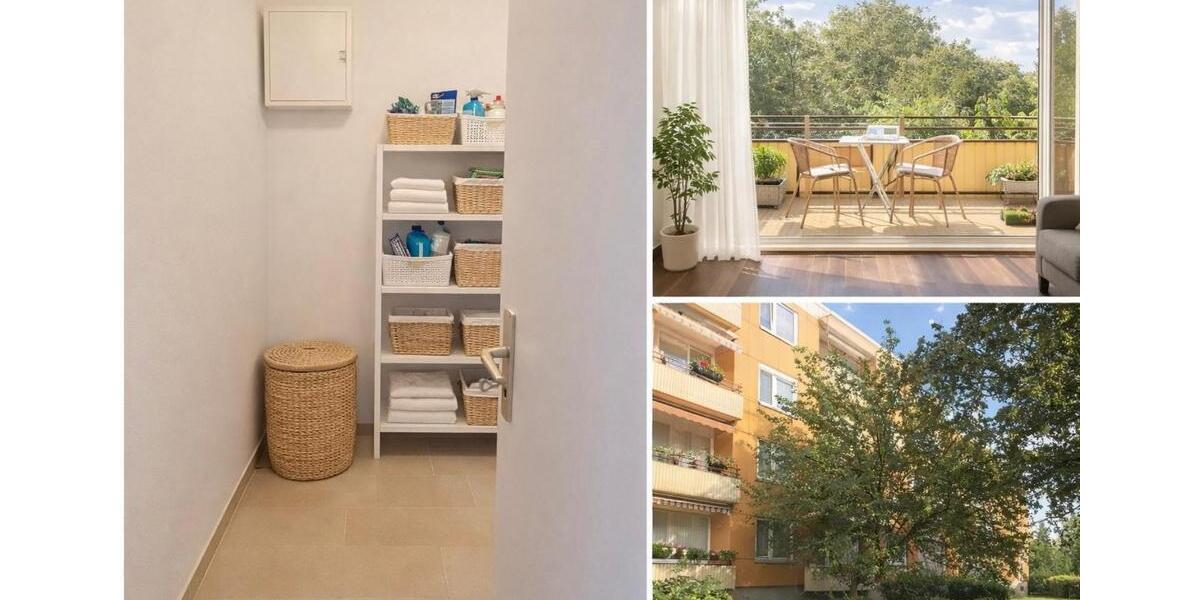 2-Zimmer-Wohnung mit Balkon in Frankfurt-Nied – komplett möbliert 2 zimmer