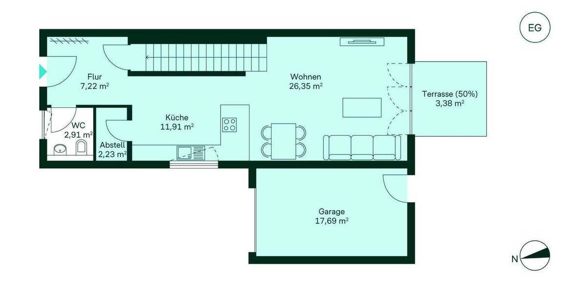 Reihenmittelhaus Langen - 5 Zimmer, 156 m&sup2;, 839.900&euro; | Angebot:26672338