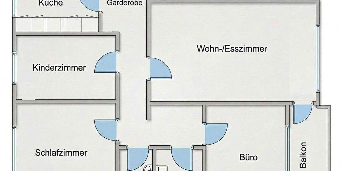 Etagenwohnung Darmstadt-Kranichstein Kranichstein - 4 Zimmer, 88 m&sup2;, 289.000&euro; | Angebot:25755274
