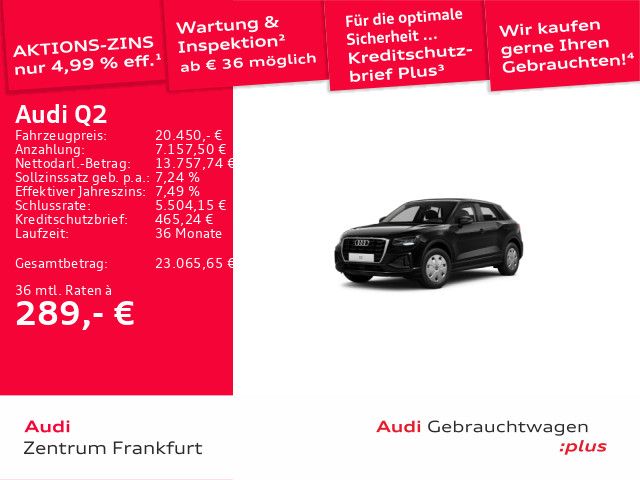 Audi Q2 30.172 km 20.450 &euro; Frankfurt am Main 60314