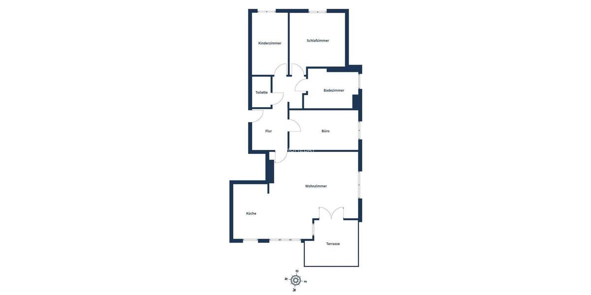 Neuwertige 4-Zimmer-Gartenwohnung mit Townhouse-Feeling, Kamin und verschließbarem TG-Stellplatz 4 zimmer
