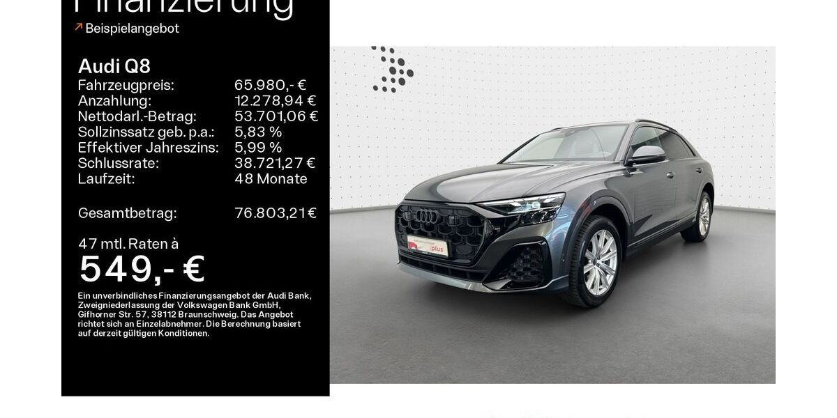 Audi Q8 24.242 km 64.980 &euro; Bad Nauheim 61231
