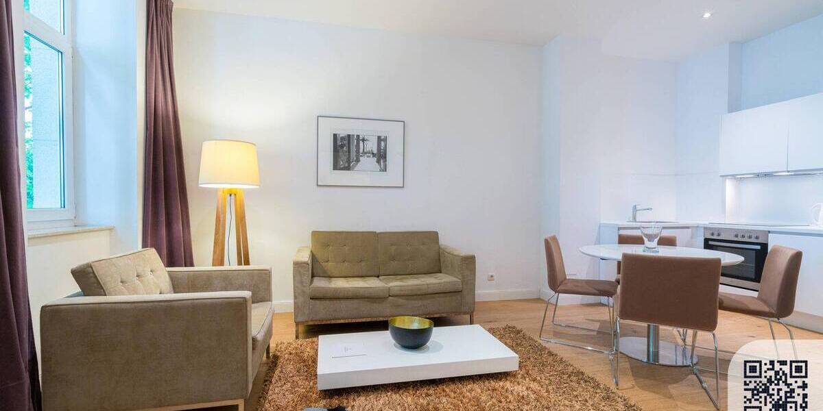 Etagenwohnung Frankfurt am Main Sachsenhausen - 2 Zimmer, 43 m&sup2;, 2.266&euro; | Angebot:25820473