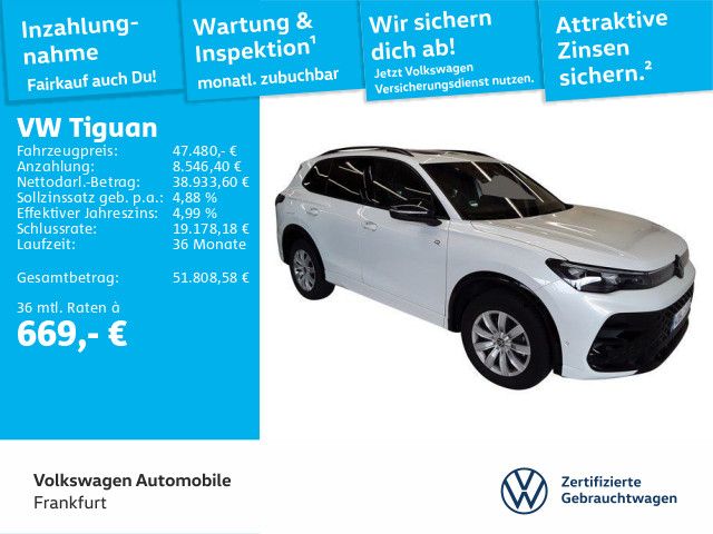 VW Tiguan 7.706 km 47.480 &euro; Frankfurt 60326