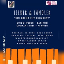 Lieder&Ländler - Ein Abend mit Schubert 19.06.2026 Waldfriedhof Eppertshausen