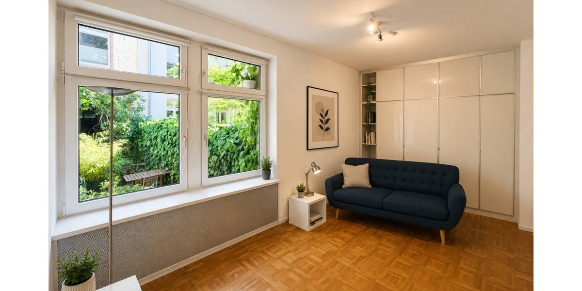 Frankfurt-Nordend: Moderne möblierte 2-Zimmerwohnung in bester Wohnlage! - Etagenwohnung Frankfurt am Main Nordend West | Angebot:26893581
