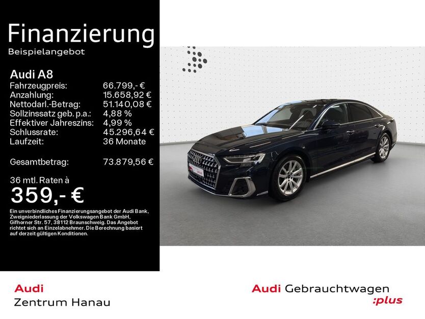 Audi A8 29.400 km 65.999 € Hanau 63452