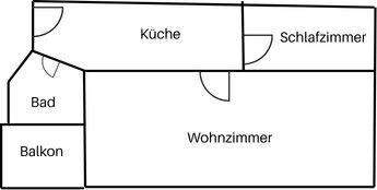 Dachgeschoßwohnung Hanau - 2 Zimmer, 60 m&sup2;, 208.000&euro; | Angebot:27122479