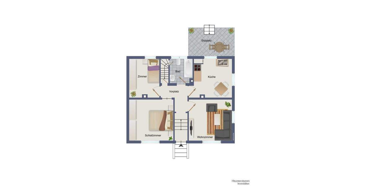 Etagenwohnung Heusenstamm - 3 Zimmer, 70 m&sup2;, 445.000&euro; | Angebot:25705217